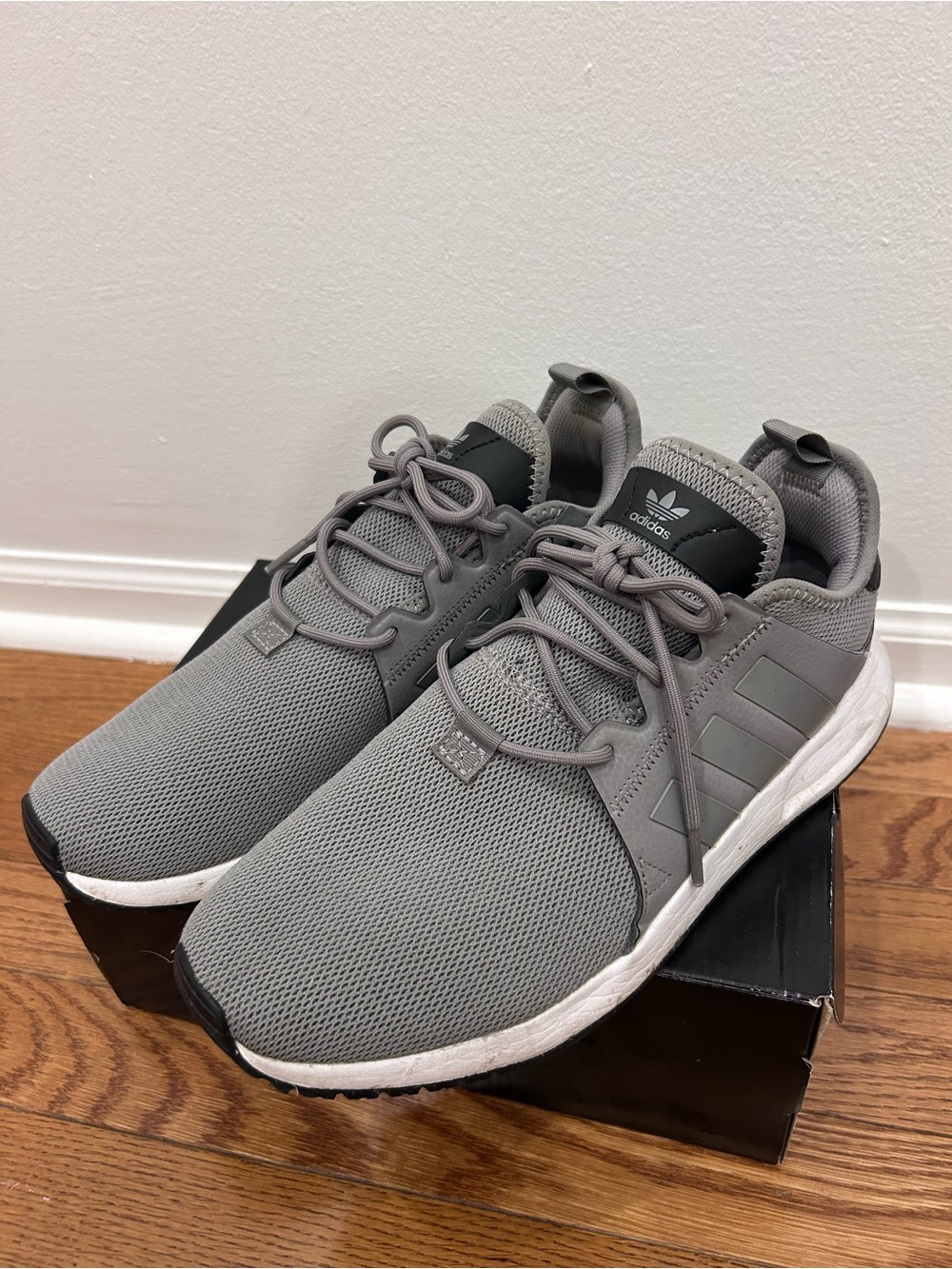 adidas Men’s Grey Athletic Sneakers
